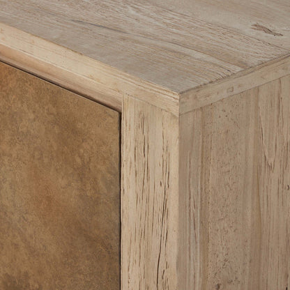 Redondo Media Console - Bleached Alder