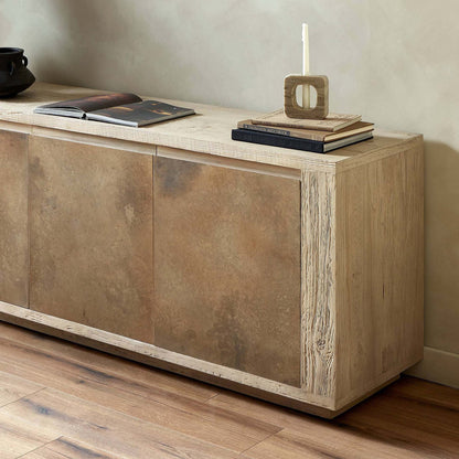 Redondo Media Console - Bleached Alder