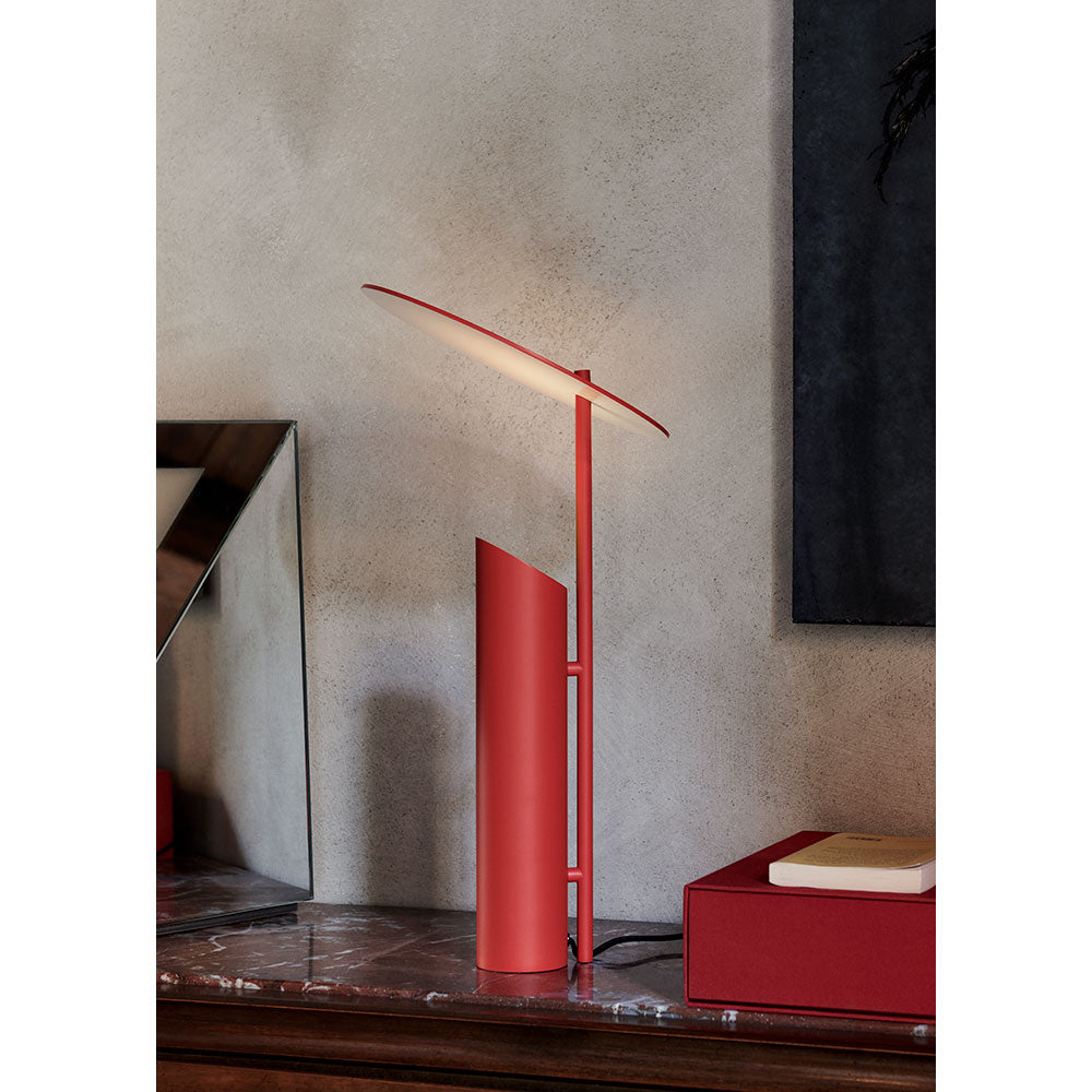 Reflect Table Lamp - Matt Red