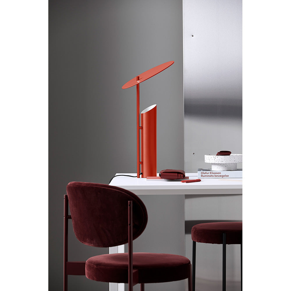 Reflect Table Lamp - Matt Red