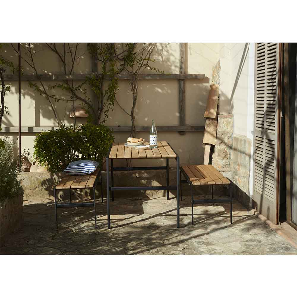 Reform Outdoor Dining Table - Anthracite Black