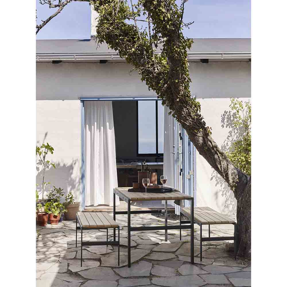 Reform Outdoor Dining Table - Anthracite Black