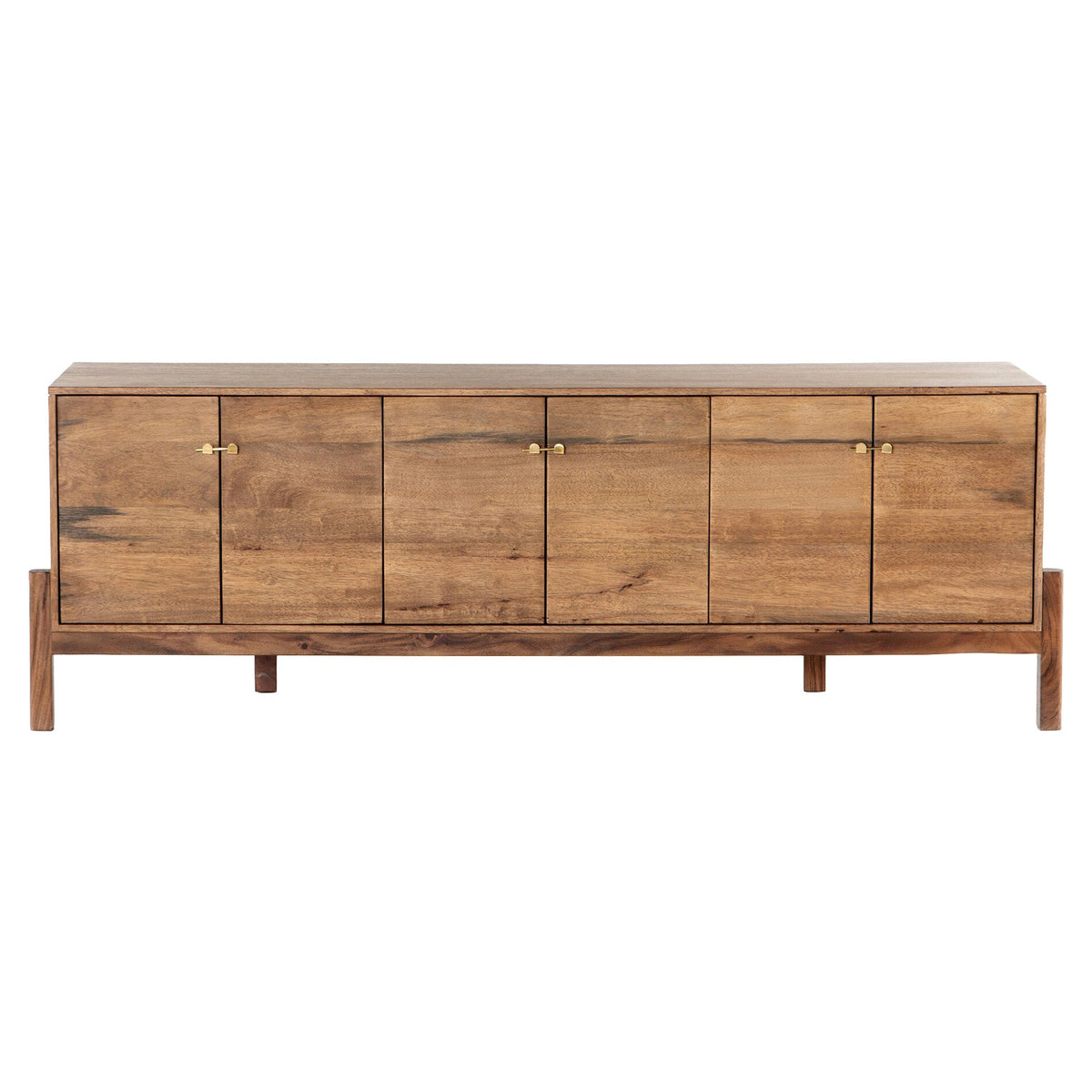 Reza Media Console - Smoked Honey