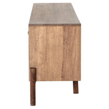Reza Media Console - Smoked Honey