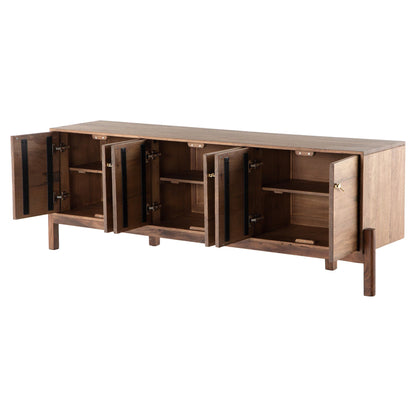 Reza Media Console - Smoked Honey