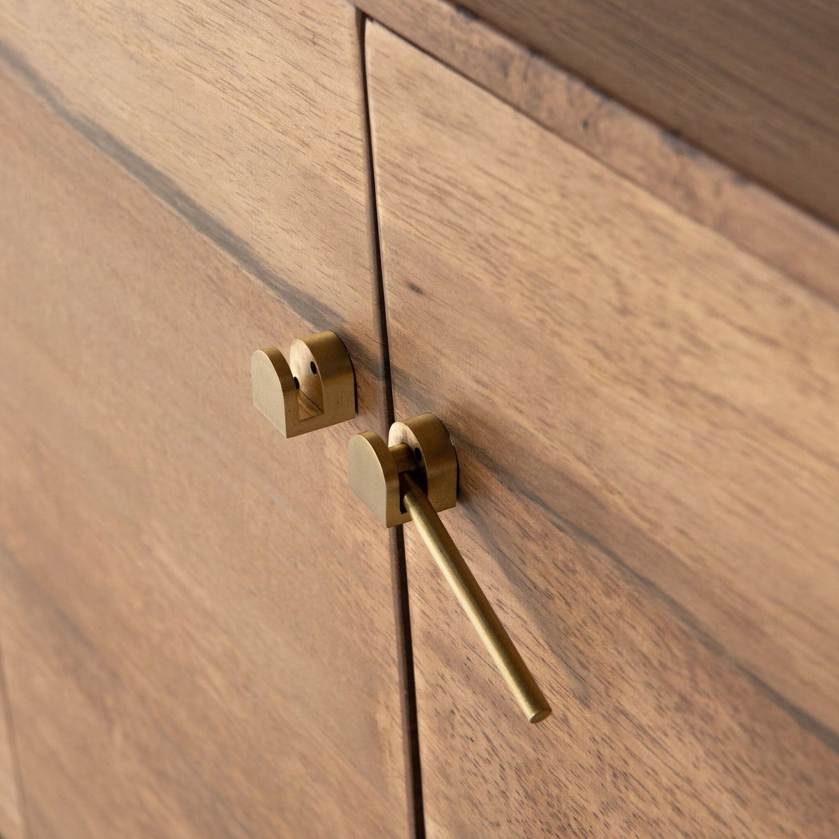 Reza Media Console - Smoked Honey