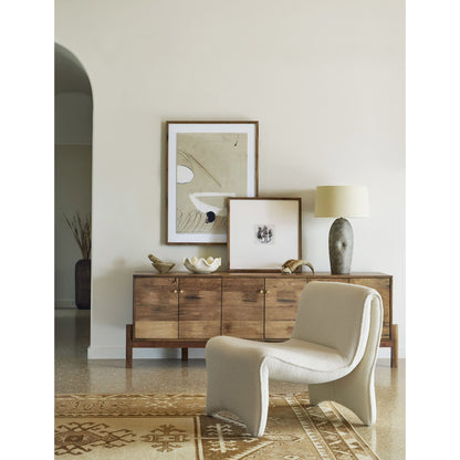 Reza Media Console - Smoked Honey
