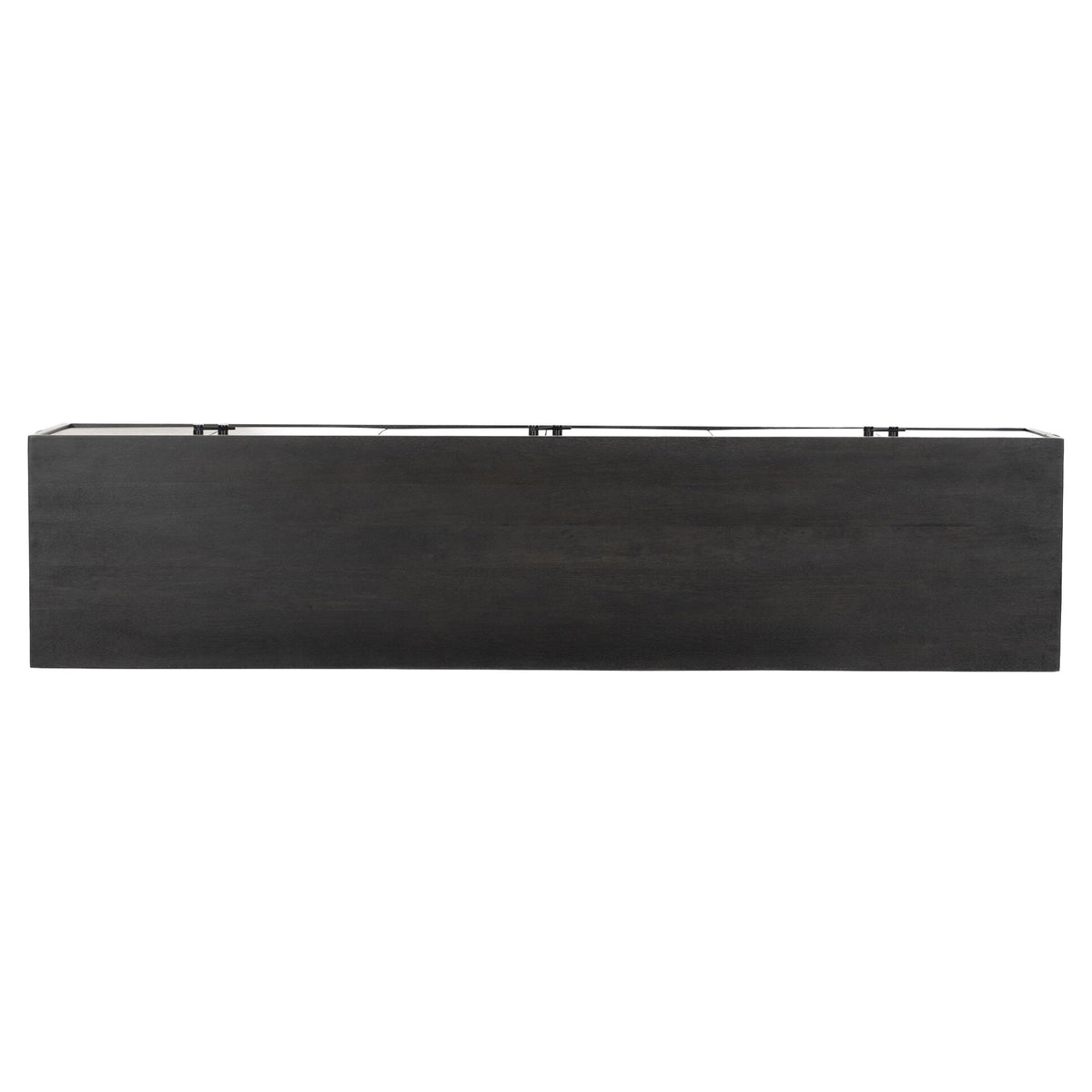 Reza Media Console - Worn Black Parawood