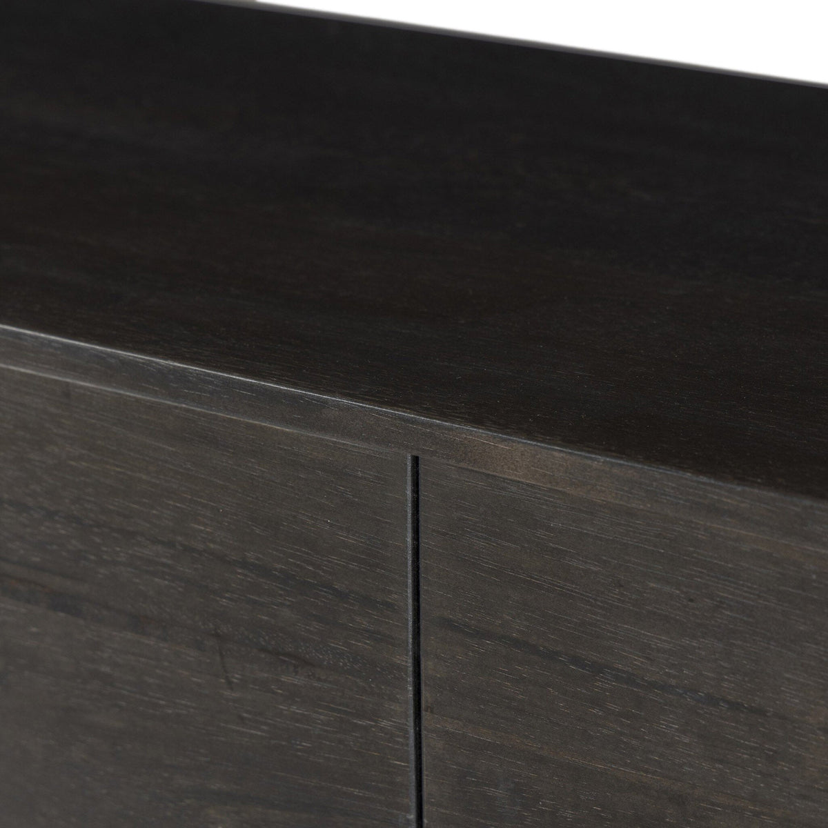 Reza Media Console - Worn Black Parawood