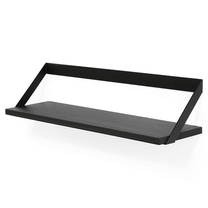 Ribbon Shelf - Black Oak/Black, 27.5"W