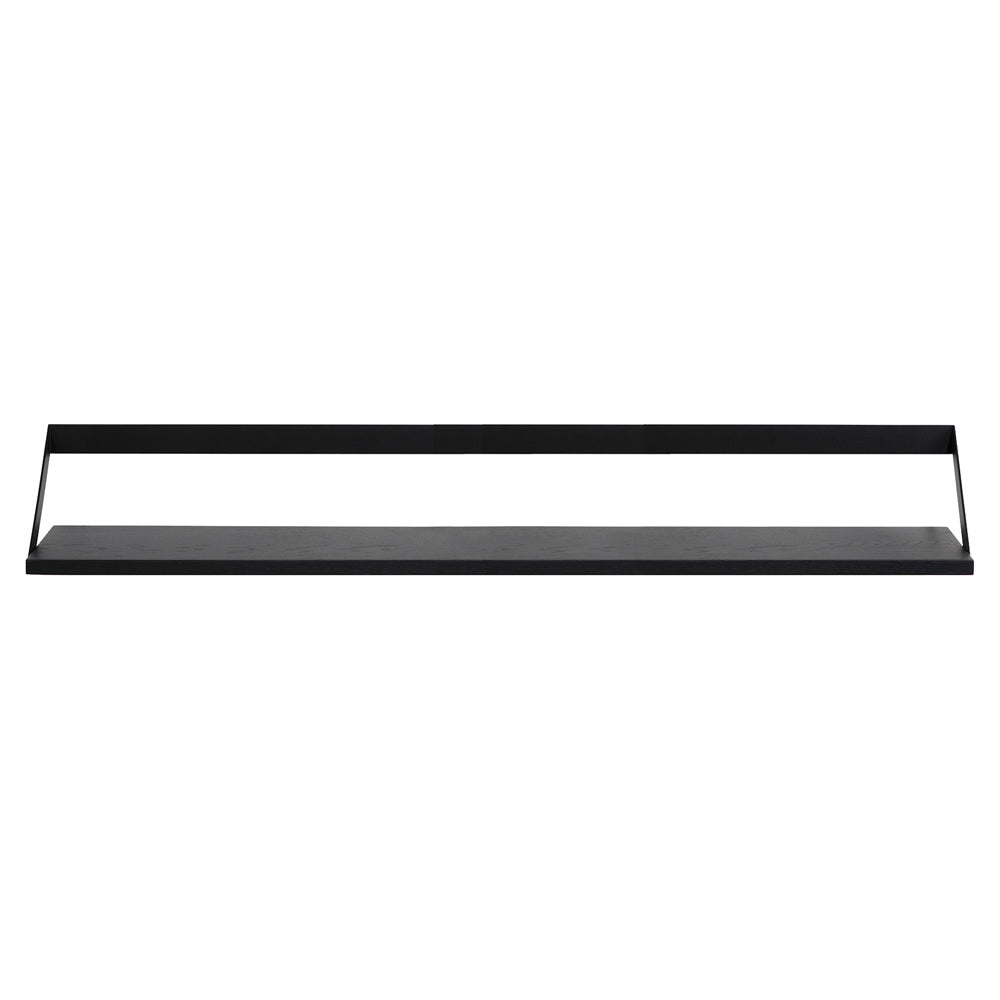 Ribbon Shelf - Black Oak/Black, 55"W
