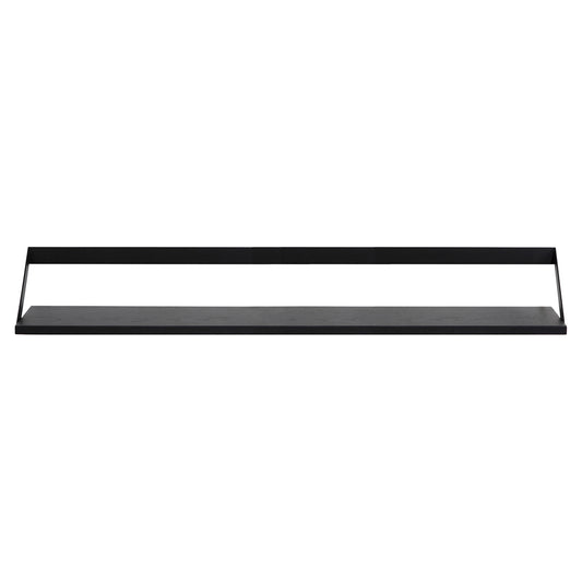 Ribbon Shelf - Black Oak/Black, 55"W
