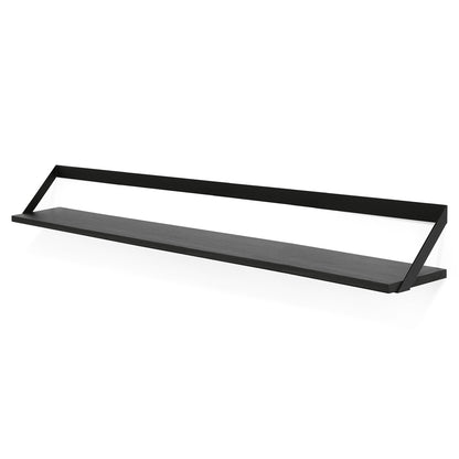 Ribbon Shelf - Black Oak/Black, 55"W