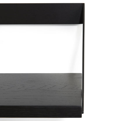 Ribbon Shelf - Black Oak/Black, 55"W