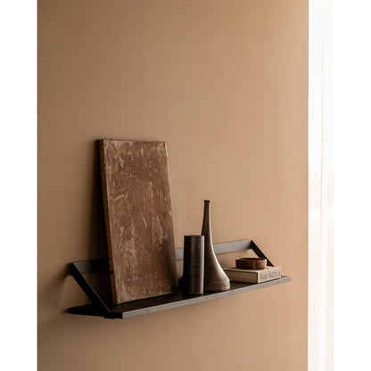 Ribbon Shelf - Black Oak/Black, 55"W