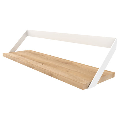 Ribbon Shelf - Oak/White, 27.5"W