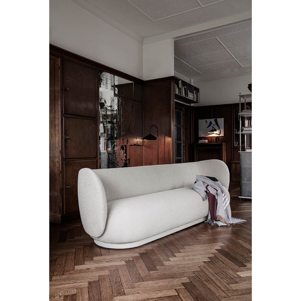 Rico 3 Seater Sofa - Boucle Off White