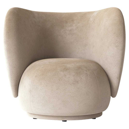 Rico Lounge Chair - Faded Velvet Sand