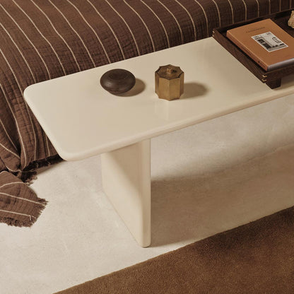 Rink Bench - Eggshell