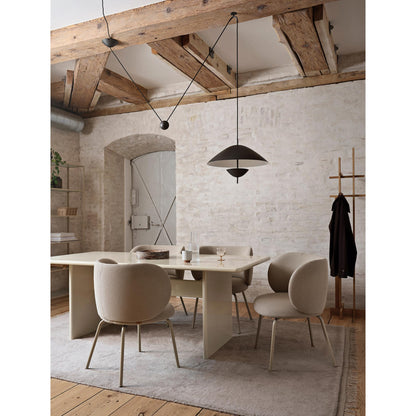 Rink Dining Table - Eggshell