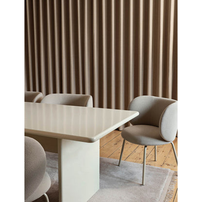 Rink Dining Table - Eggshell