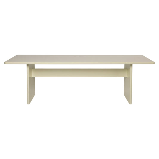 Rink Dining Table - Eggshell
