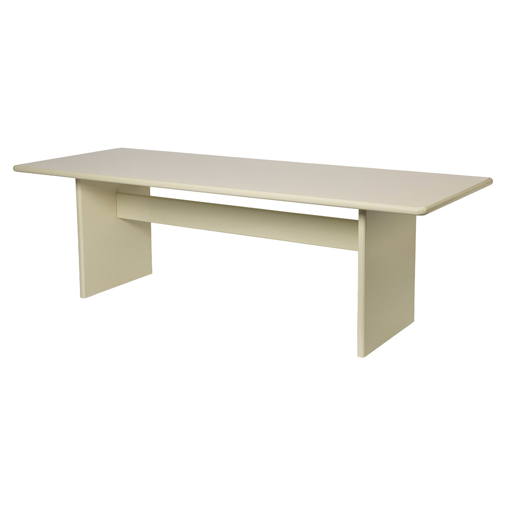 Rink Dining Table - Eggshell