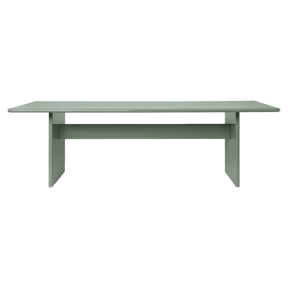 Rink Dining Table - Tea Green