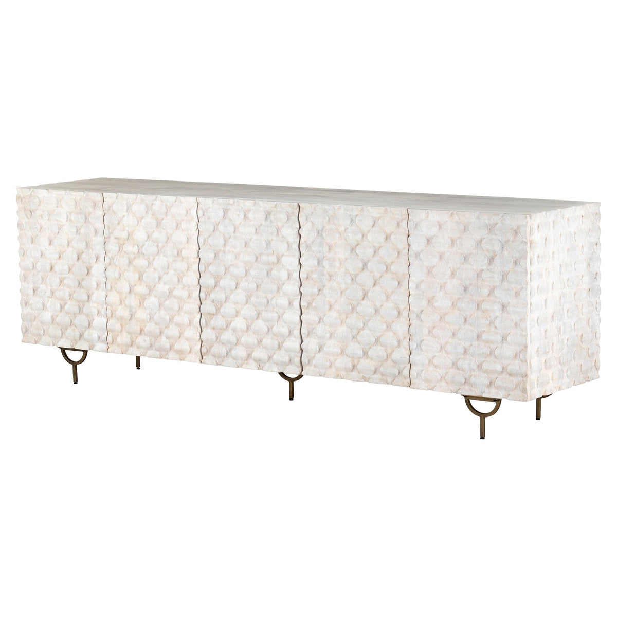 Rio Media Console - White Wash
