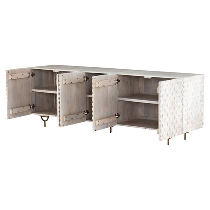 Rio Media Console - White Wash