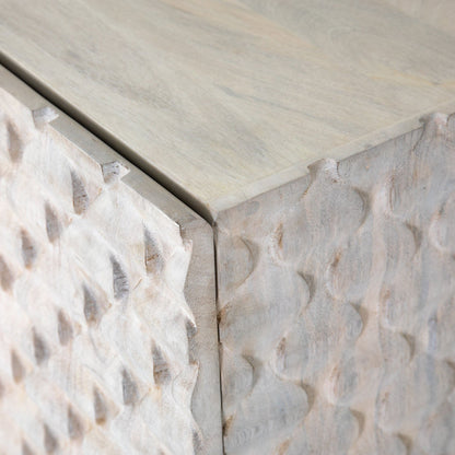 Rio Media Console - White Wash