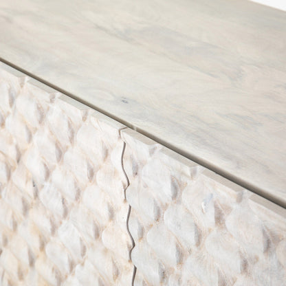 Rio Media Console - White Wash