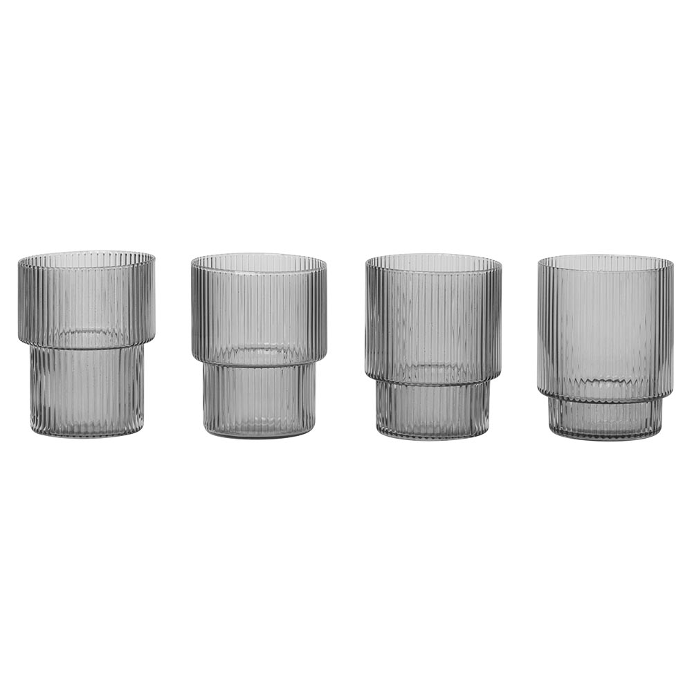 Ripple Glass - Smoked