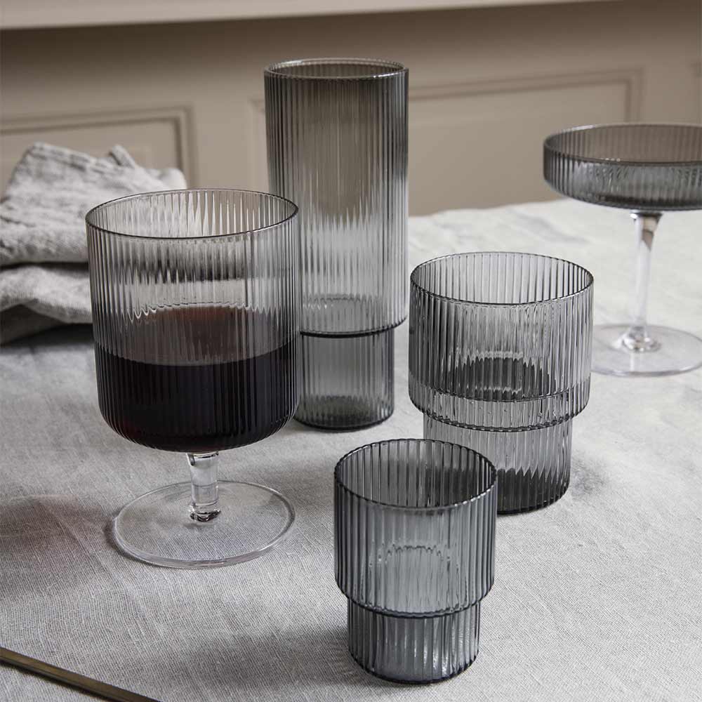 Ripple Glass - Smoked