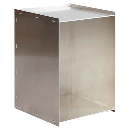 Rivet Box Table - Aluminum