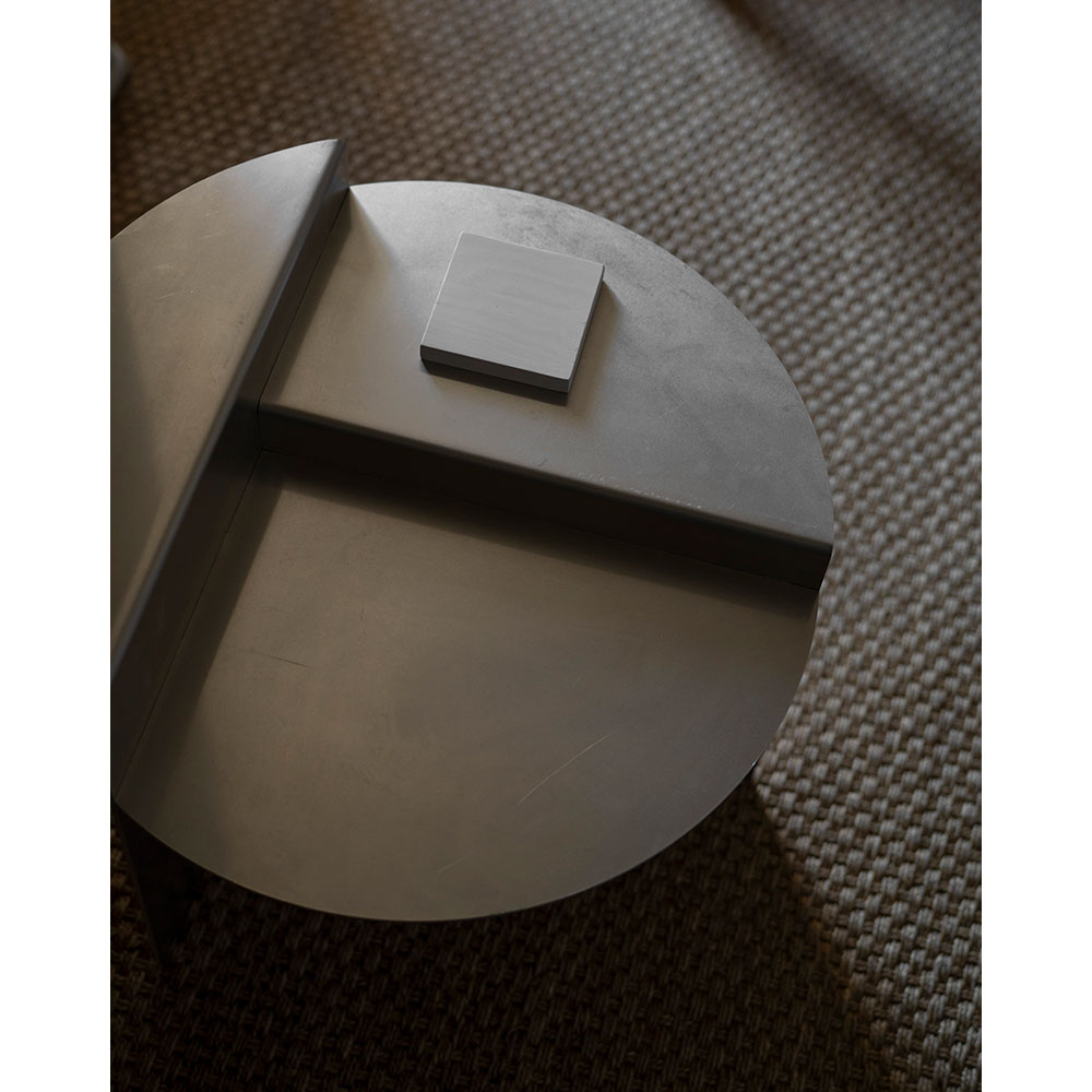 Rivet Side Table - Aluminum – Rouse Home