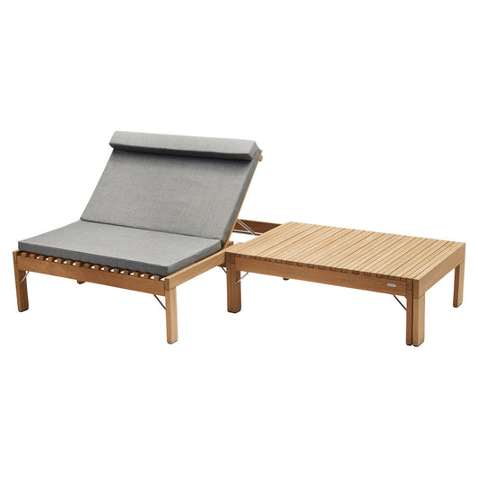 Riviera Outdoor Lounge Cushion - Ash