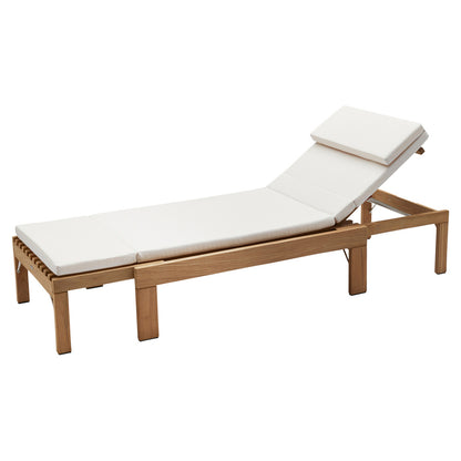 Riviera Sunbed Cushion - White