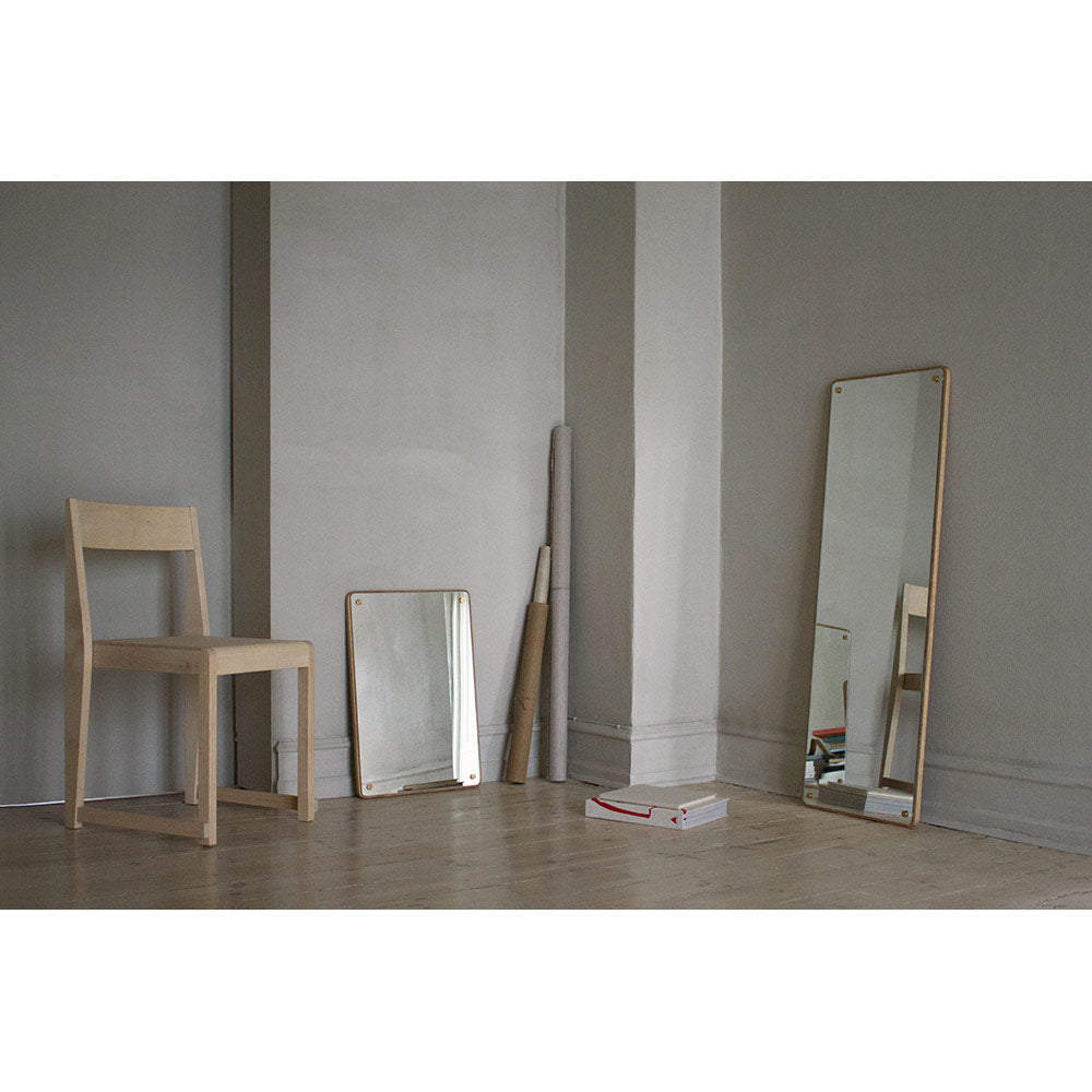RM-1 Rectangular Mirror - Large, Natural Oak