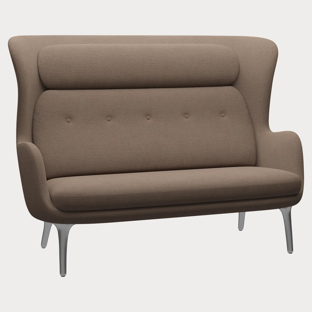 Ro Sofa - Brushed Aluminum Legs
