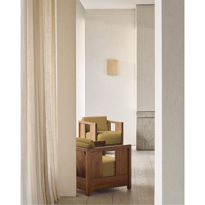 Roan Lounge Chair - Amber, Wild Brown Teak