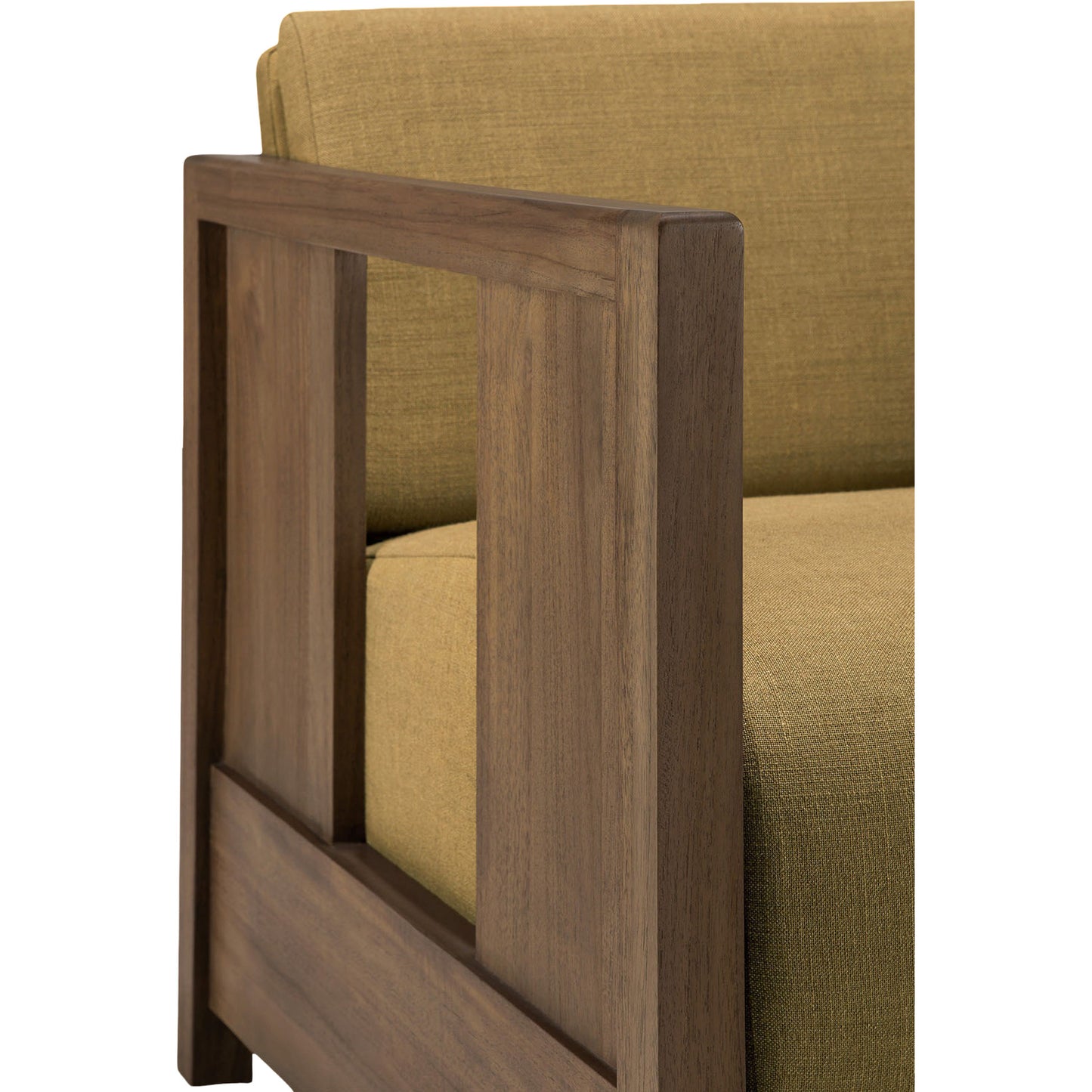 Roan Lounge Chair - Amber, Wild Brown Teak