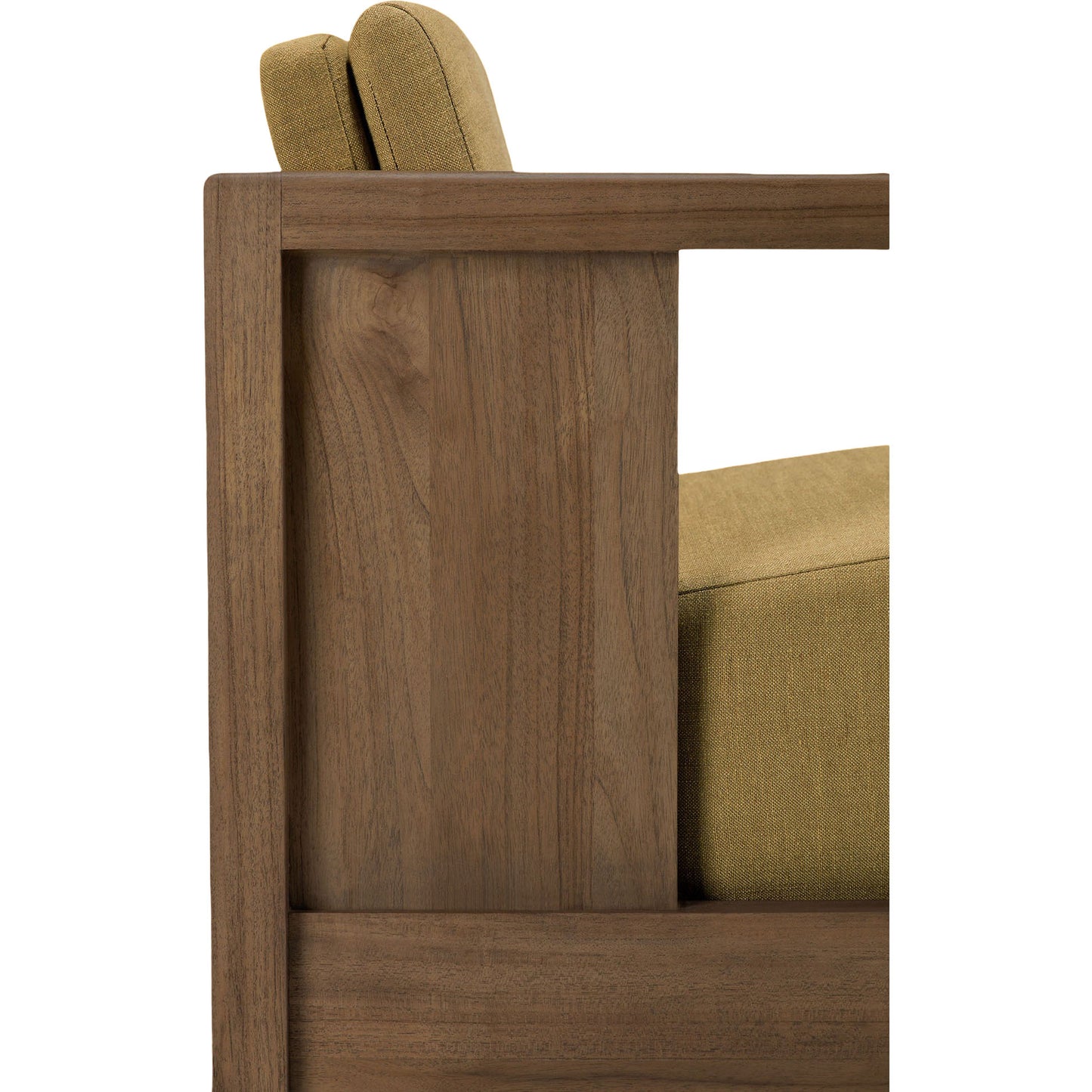 Roan Lounge Chair - Amber, Wild Brown Teak