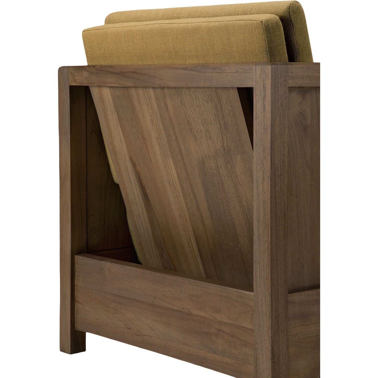 Roan Lounge Chair - Amber, Wild Brown Teak