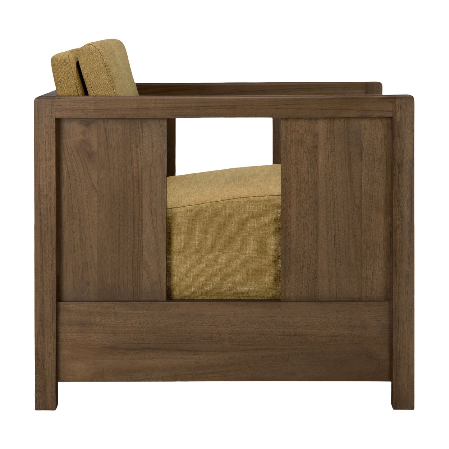 Roan Lounge Chair - Amber, Wild Brown Teak