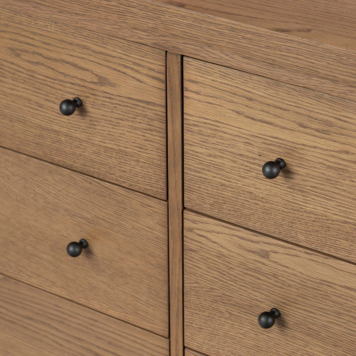 Roark 6 Drawer Dresser - Amber Oak Veneer