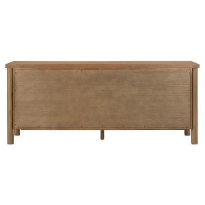 Roark 6 Drawer Dresser - Amber Oak Veneer