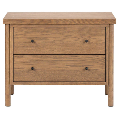 Roark Nightstand - Amber Oak Veneer