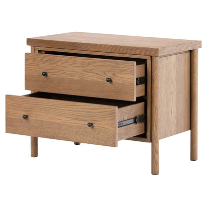 Roark Nightstand - Amber Oak Veneer