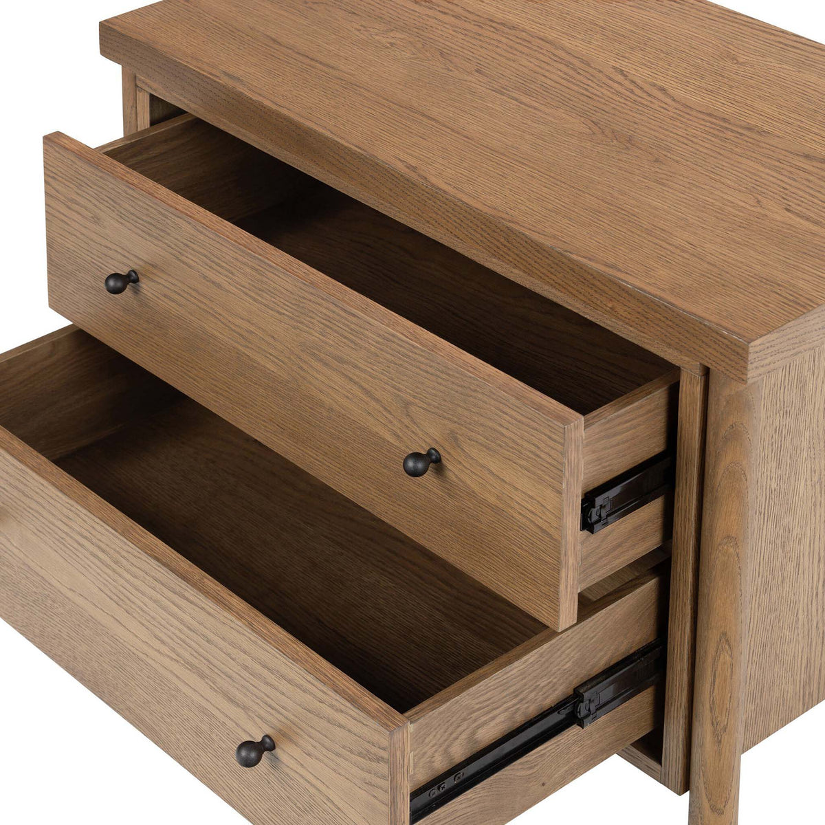 Roark Nightstand - Amber Oak Veneer